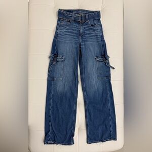 American Eagle Super High-Rise Baggy Wide Leg